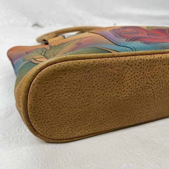 Anuschka Hand Painted Leather Shoulder Bag - Picture 8 of 16